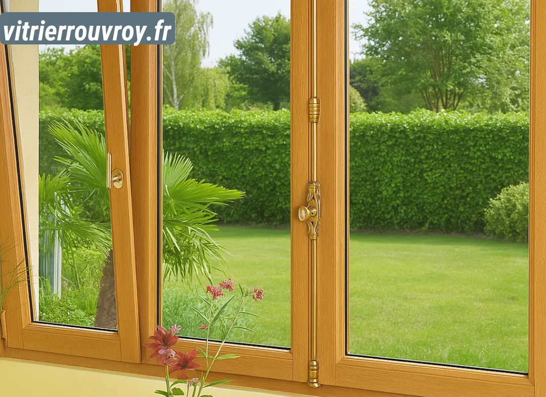 Installation de fenêtre en bois sur mesure Rouvroy