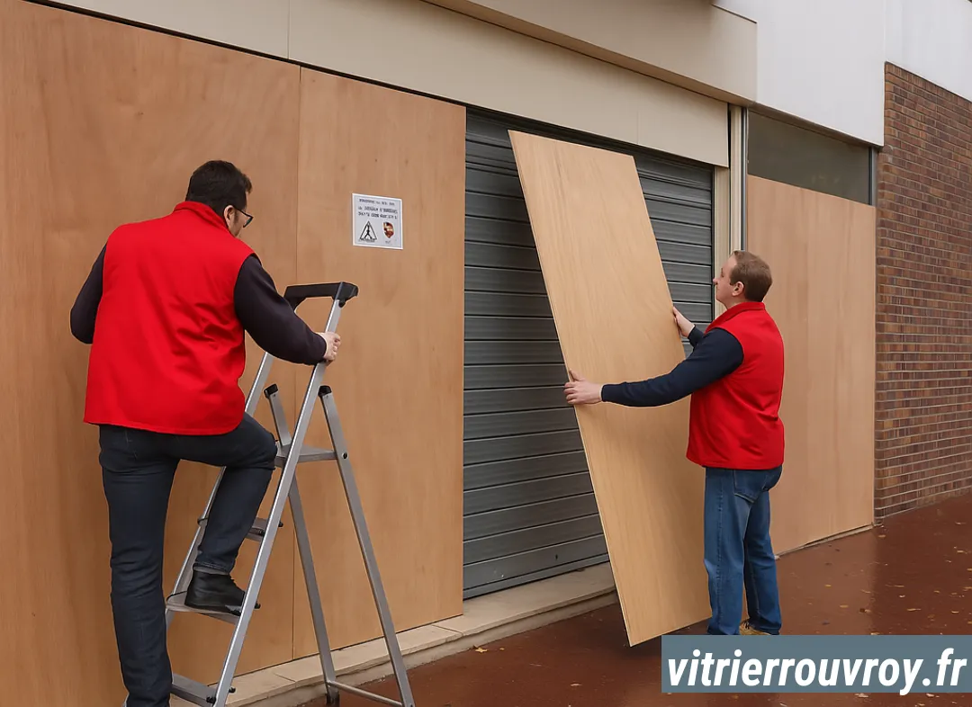 Mise en sécurité fermeture provisoire Rouvroy